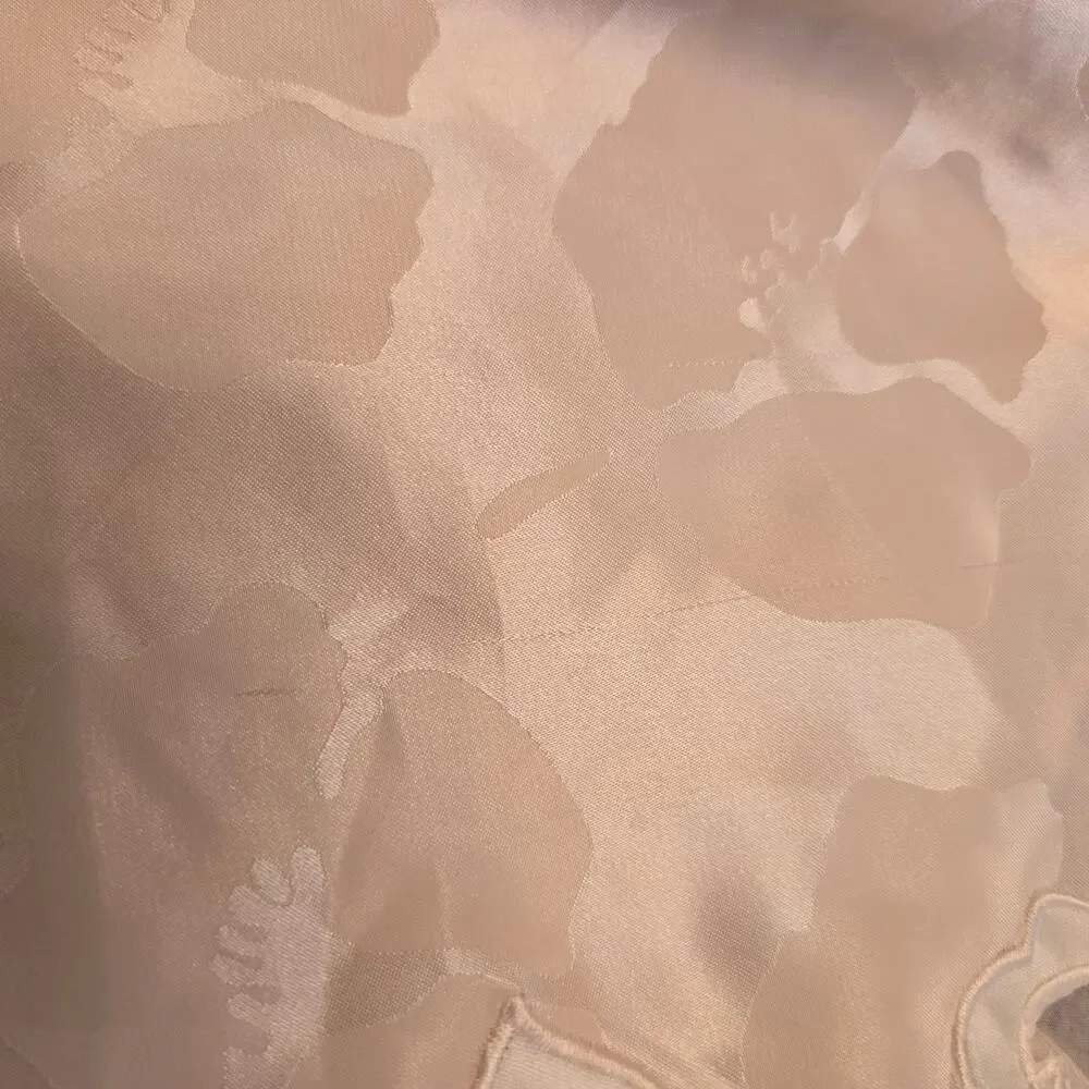 Gorgeous Vintage Natori Robe and Night Gown Set In Blush Pink/Peach Size 6 / Sm